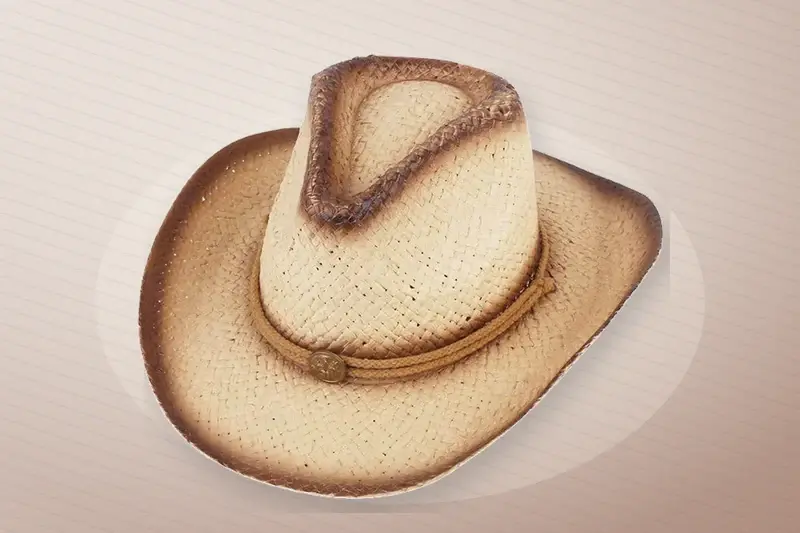 Custom cowboy straw hats