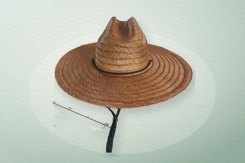 Custom lifeguard straw hats