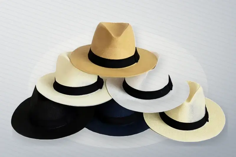 Custom straw fedora hats