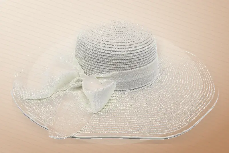 Custom wide-brim straw hats