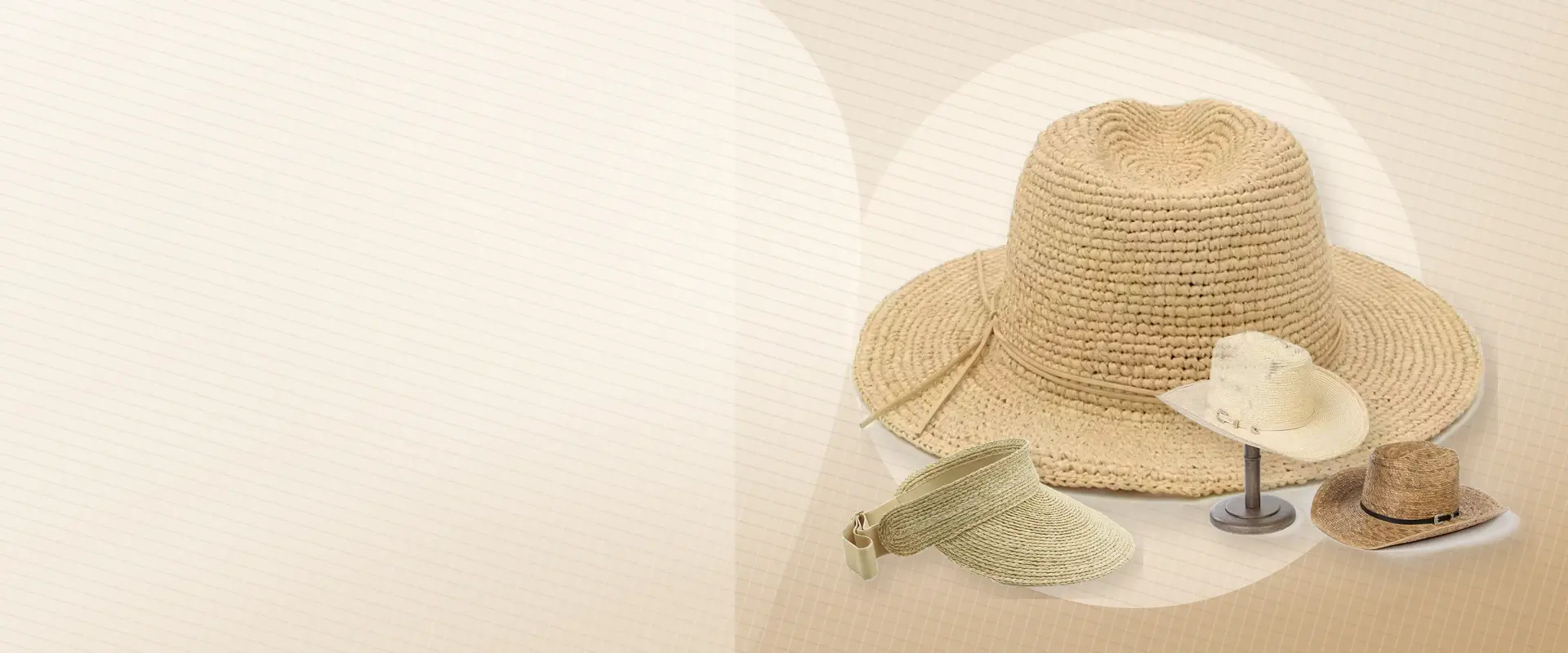 Custom straw hat styles arranged for OEM and private-label development